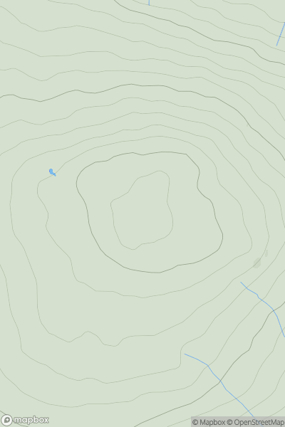 Thumbnail image for Meldon Hill [North Pennines] showing contour plot for surrounding peak